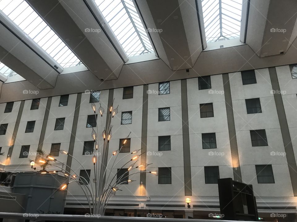 Brilliant view inside Hotel