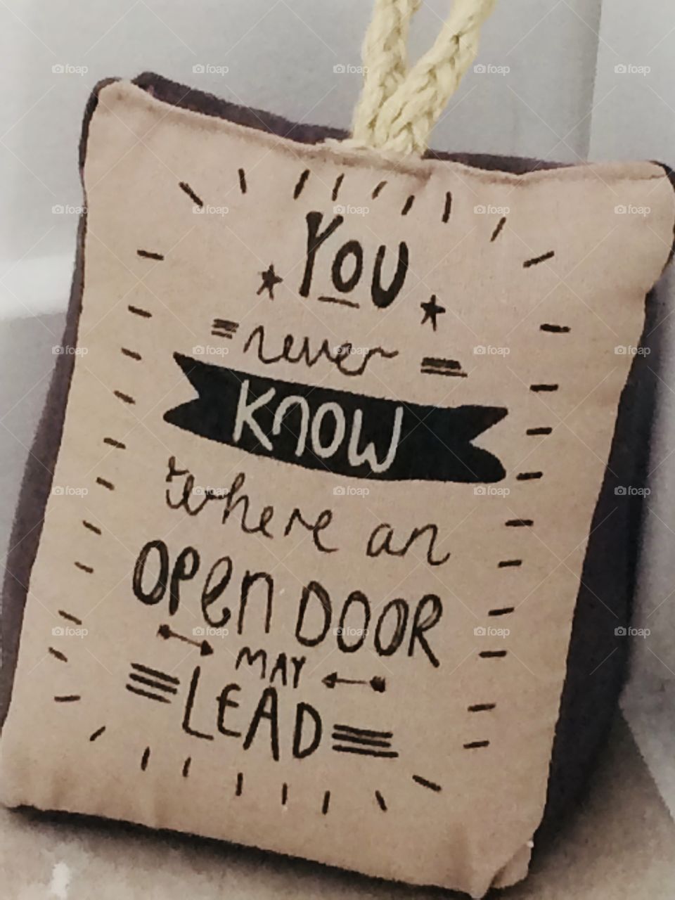 You Never Know Where an Open Door May Lead