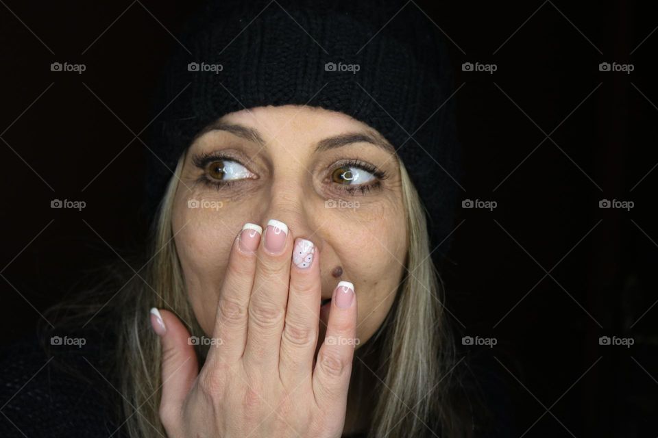 Surprised woman