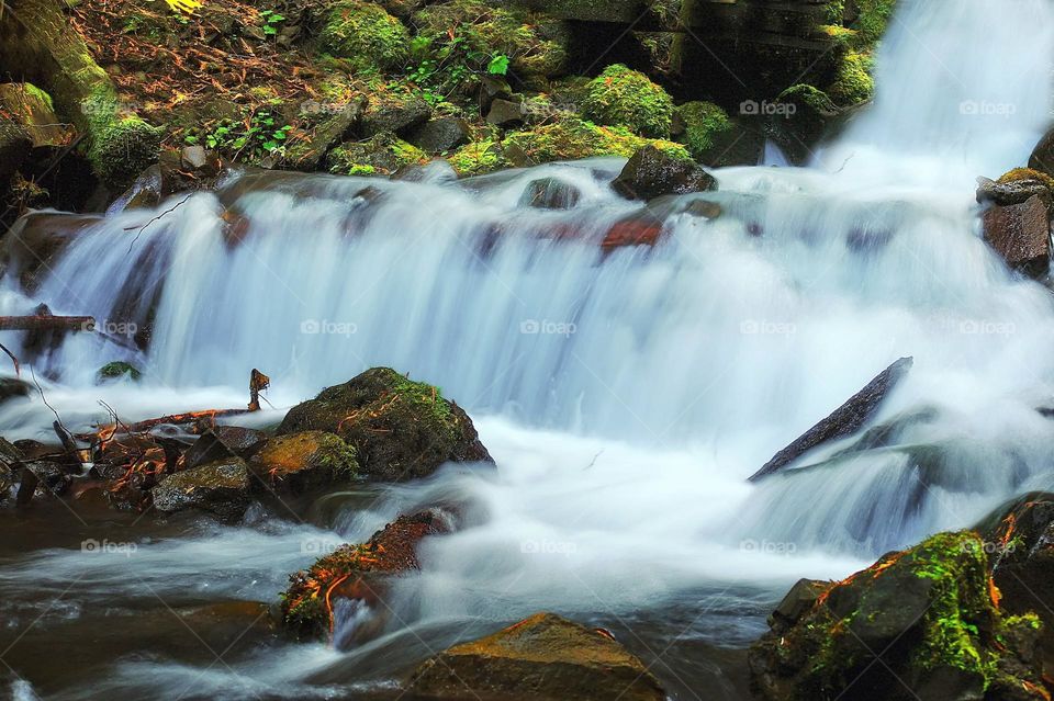 mountains river