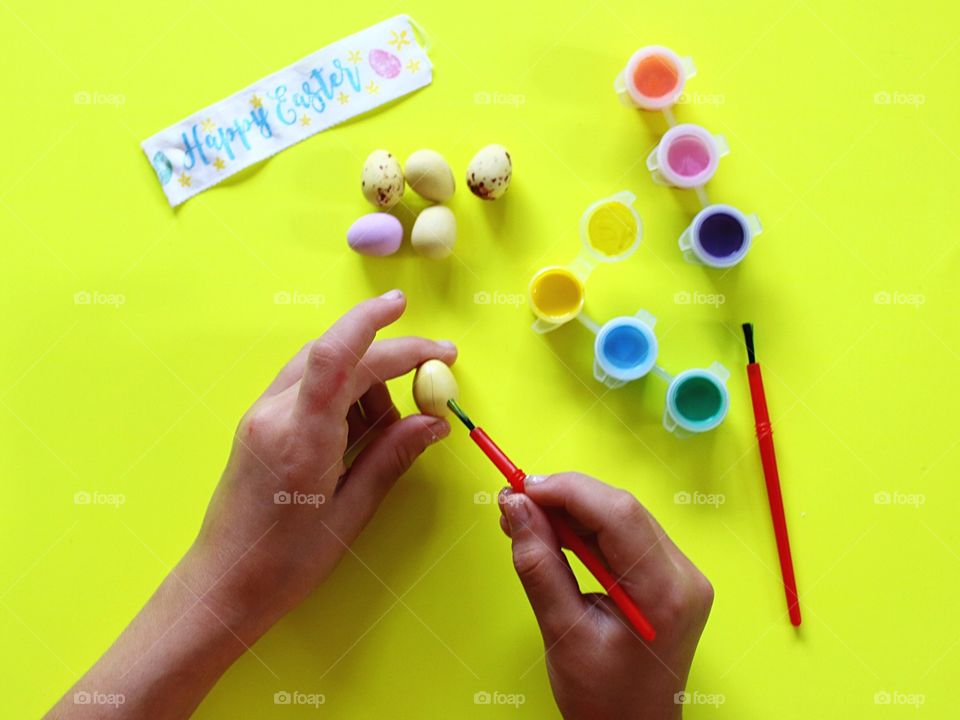 Easter eggs decorations 