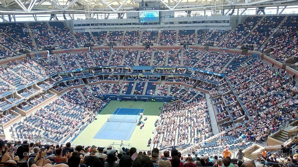 An image of the US Open tennis.