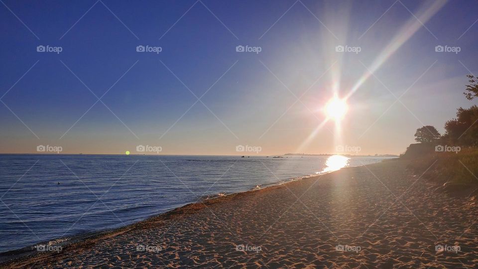 Morgenstunden am Strand