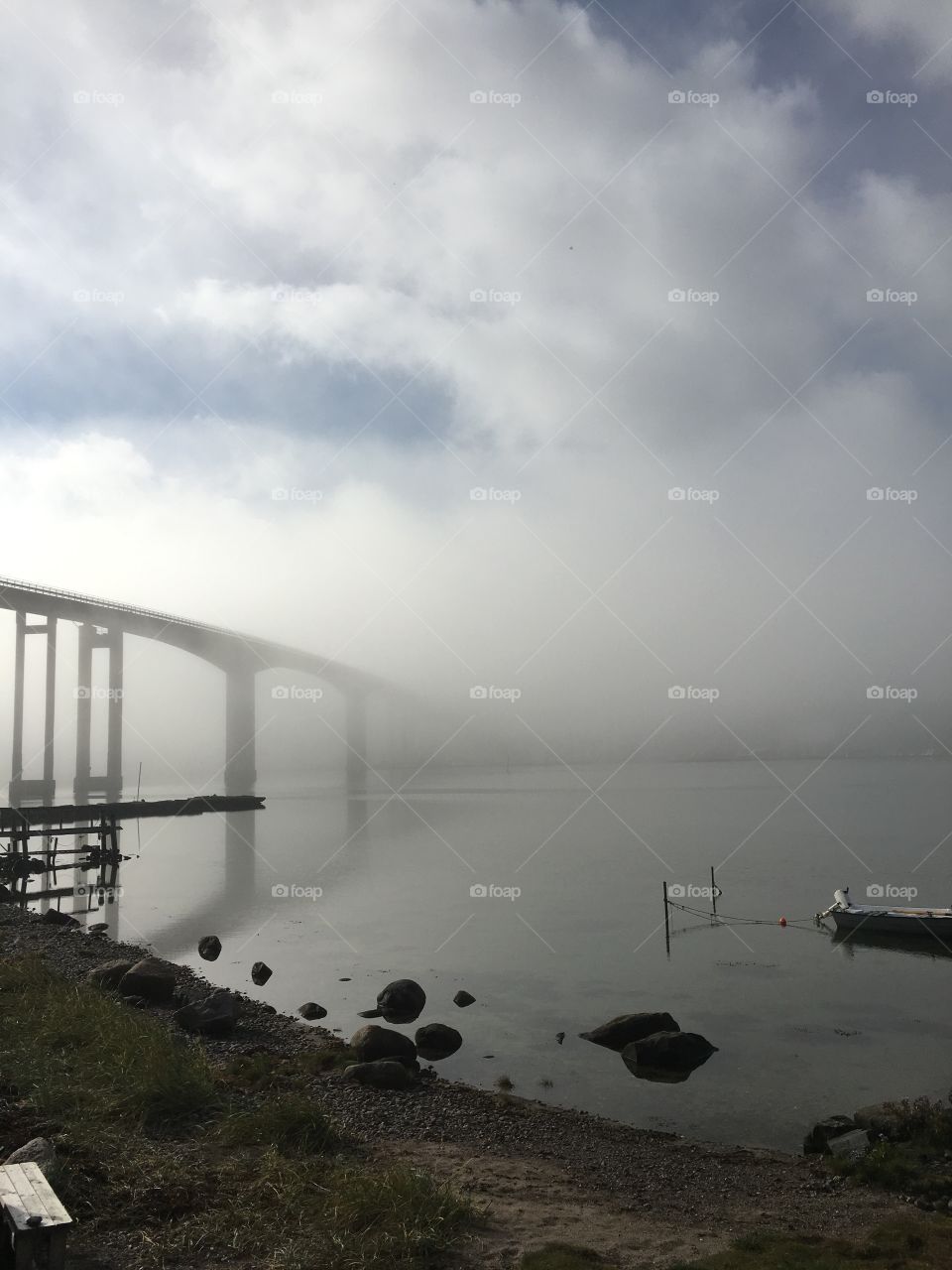 Bridge in the fog