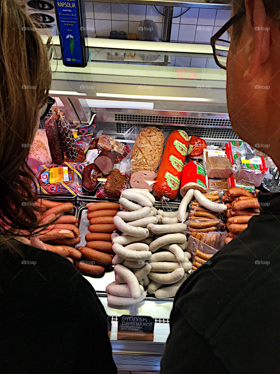 Buy sausage and meat! 