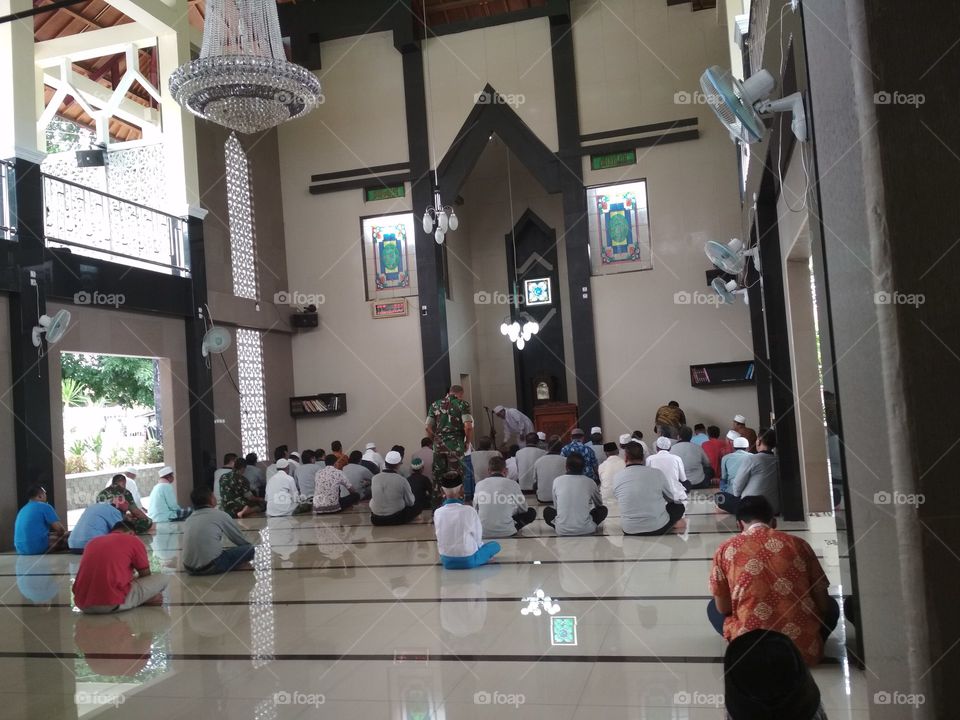In the mosque