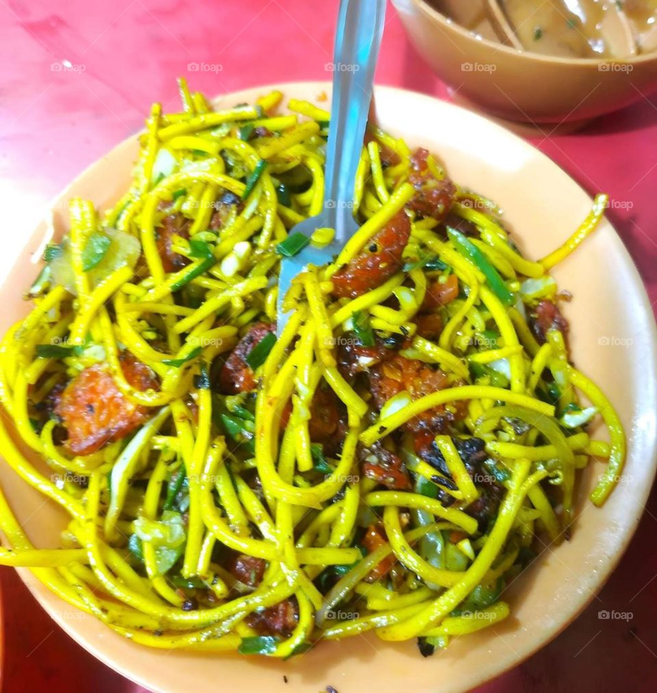 Noodles are typically made from unleavened wheat dough and are stretched, extruded, or rolled, and then cut into varying shapes. Noodles account for approximately 20%–50% of the total wheat consumed in Asia, and its popularity has extended to many co