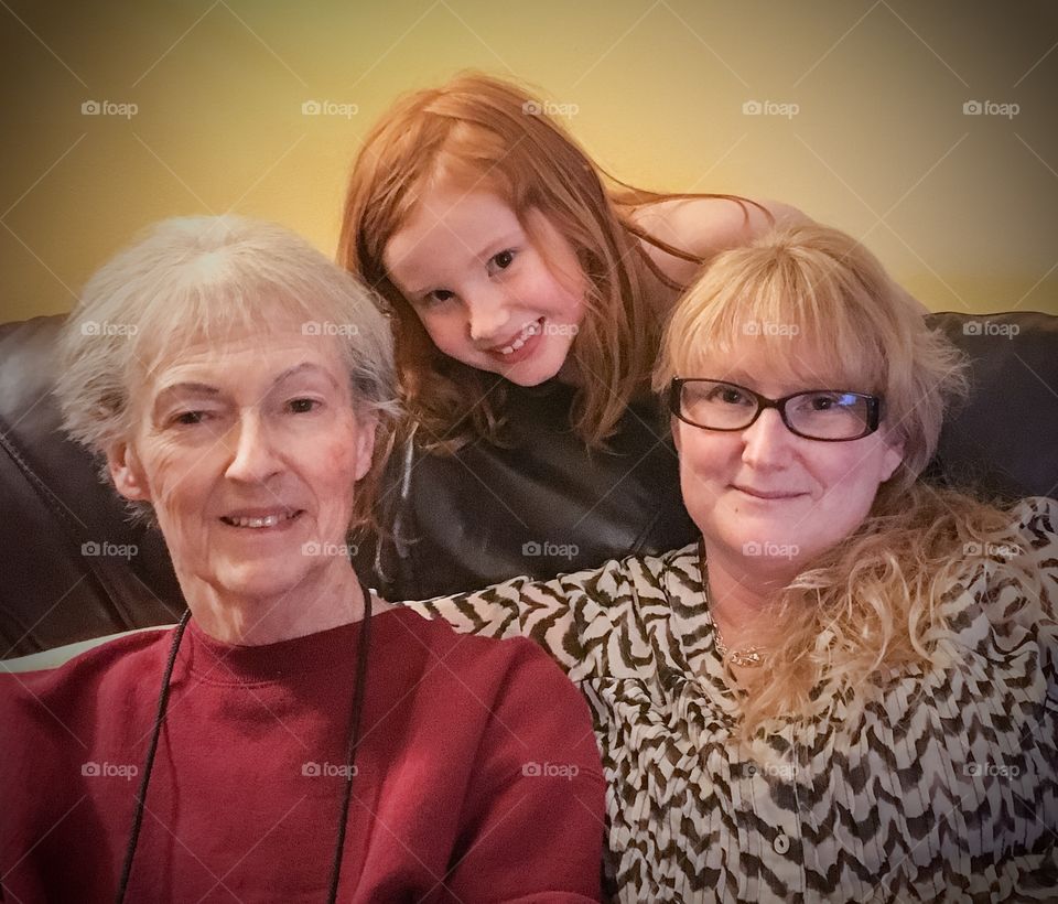 Three generations of woman. 