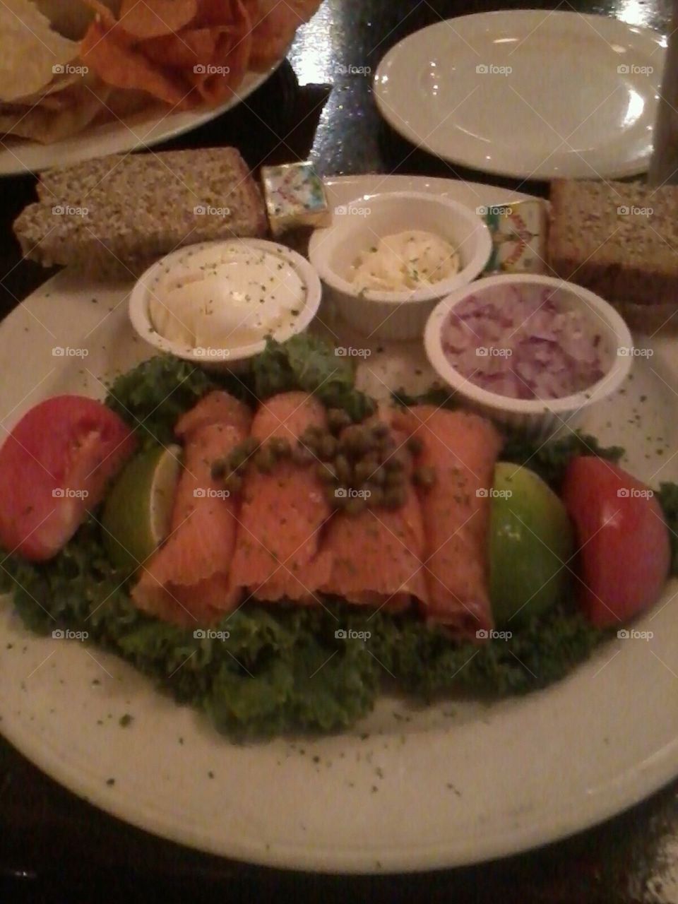 Salmon & Capers 