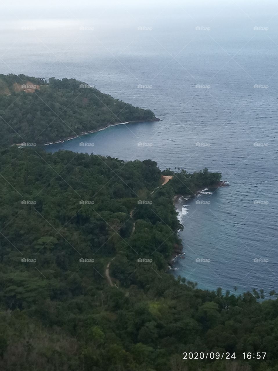 This is view picture to Ambon City in Indonesia country.