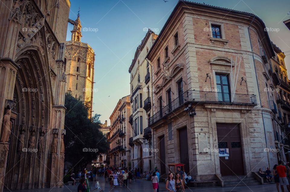 Plaza de la virgen, Spain