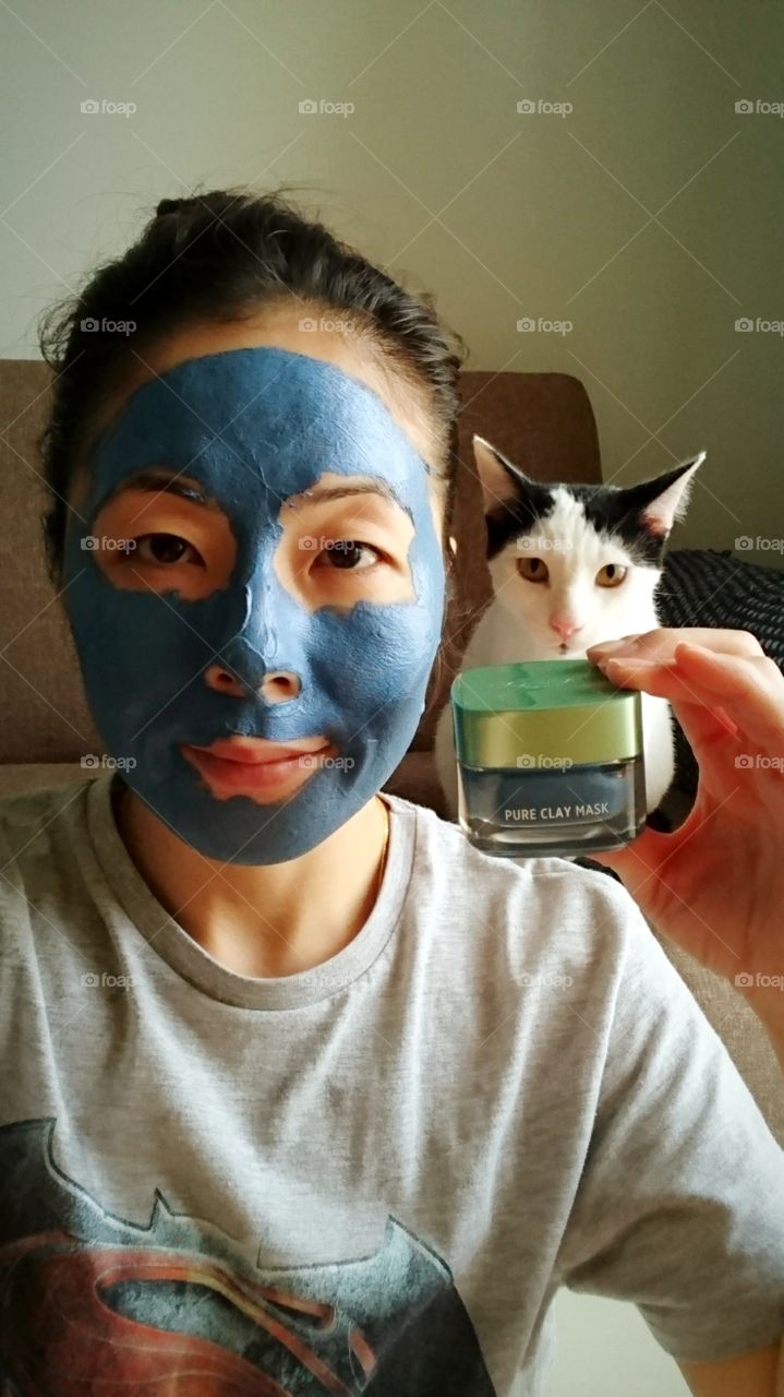 loreal Pure Clay mask promotion with Tuti