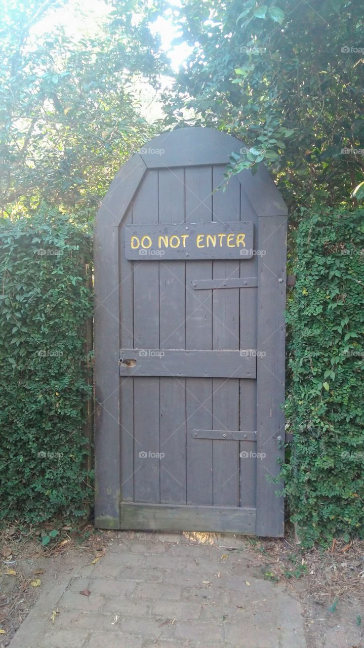 Do Not Enter Gardens