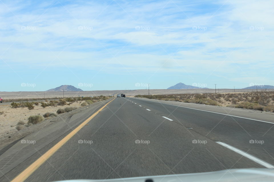 Road View, road trip to Las Vegas for my birthday week