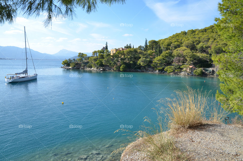 The Love Bay, Poros island, Greece