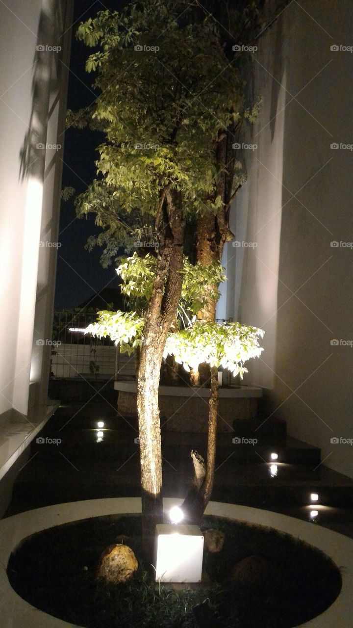 tree garden night light decoration