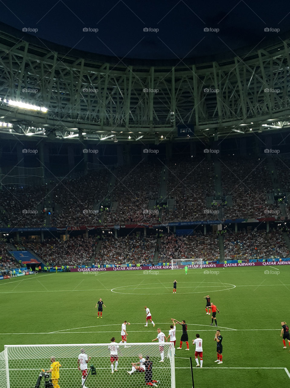 FIFA 2018 match Croatia-Denmark in Nizhny Novgorod