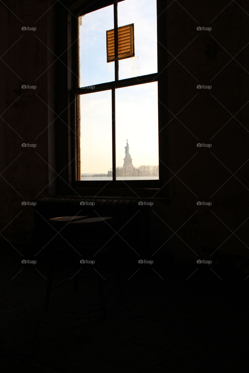 View from Ellis island room