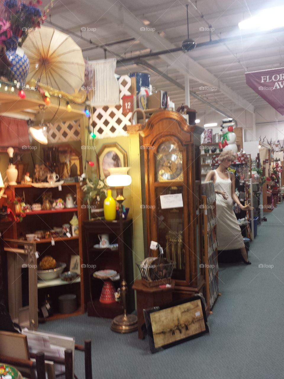 antique store view