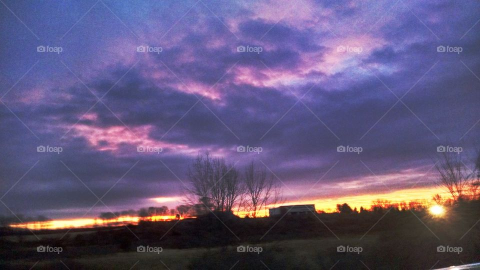 DAMMM!. I took this pic of the beautiful sky in New Jersey in mid November 2015