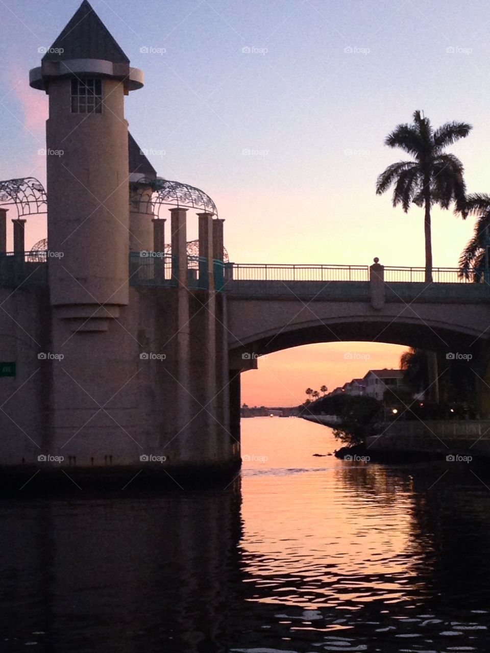 Sunset at Boynton Beach bridge 2