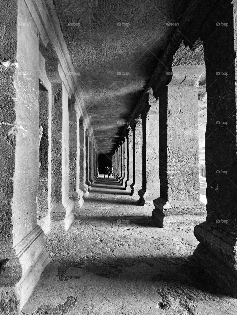 Architecture - Cave temple - Pathway - Pattern 