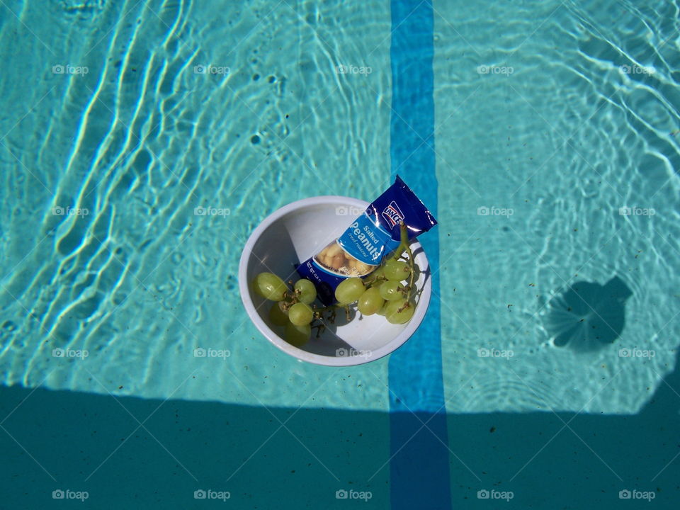 cool snacks. a fun day at the pool with friends