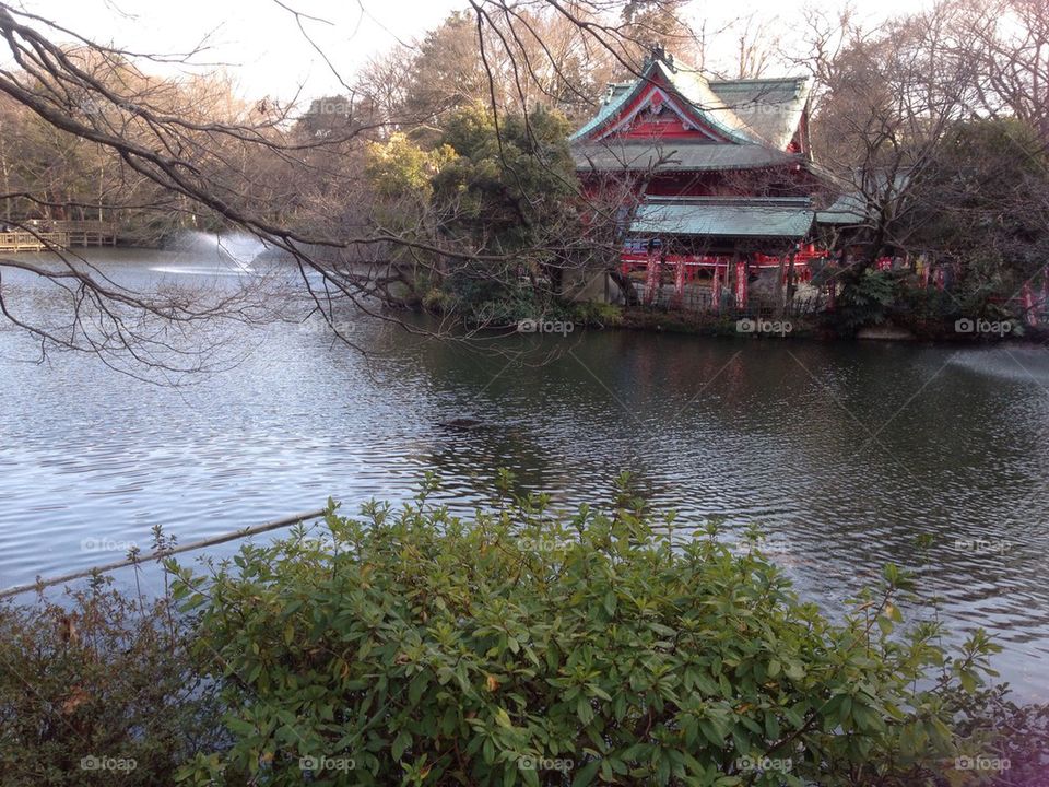 Shrine in Inokashira park in Tokyo 