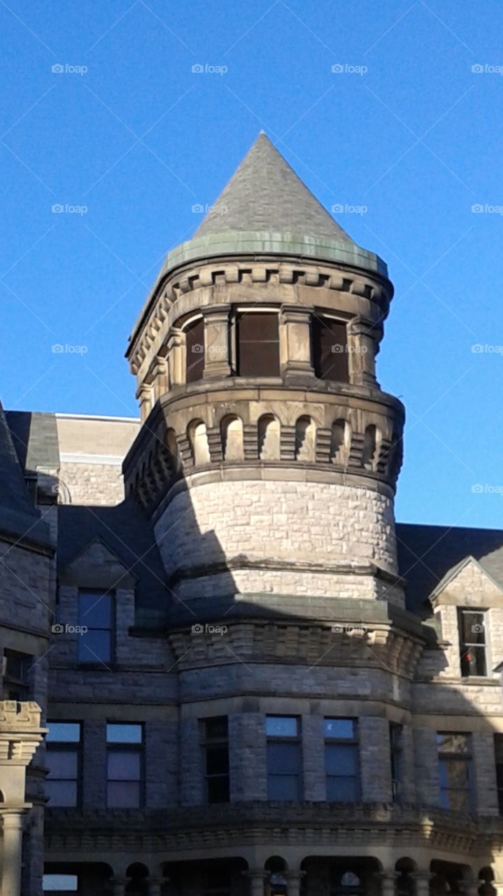 Penitentiary Turret. One of the former Ohio State Reformatory turrets