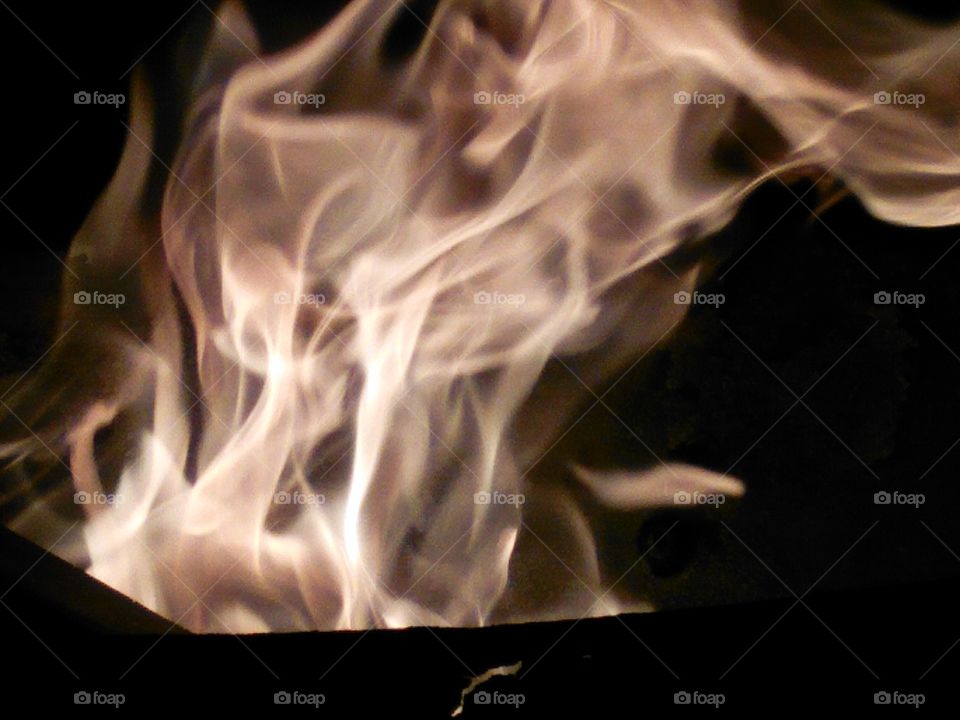 Flame, Smoke, Abstract, Wave, Art