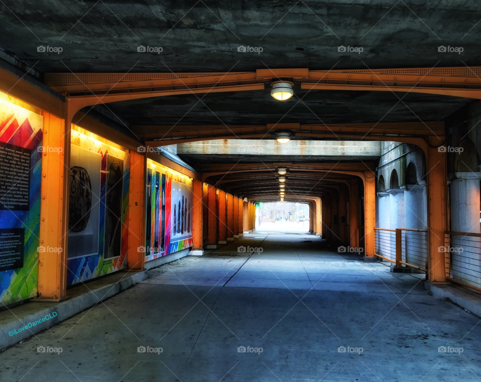 Chicago Series: Deserted Pedestrian Underpass in Hyde Park