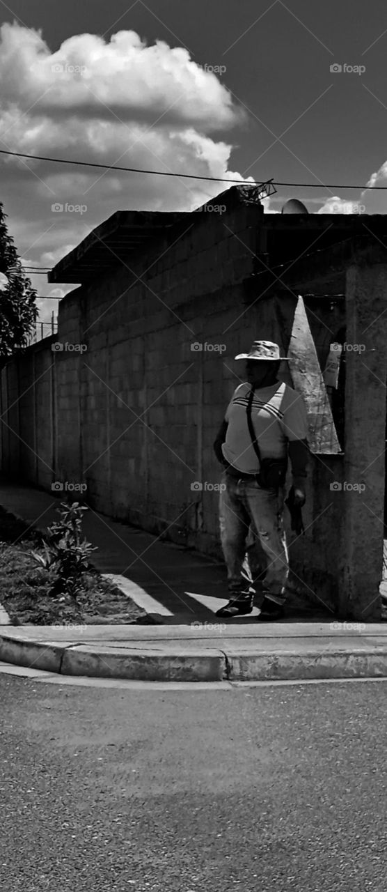 the man and his corner