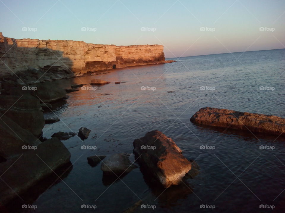 Water, No Person, Sunset, Seashore, Sea