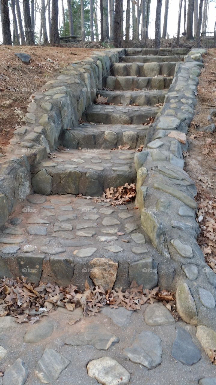 the castle steps. these are at a lake park near me leading down to the shore