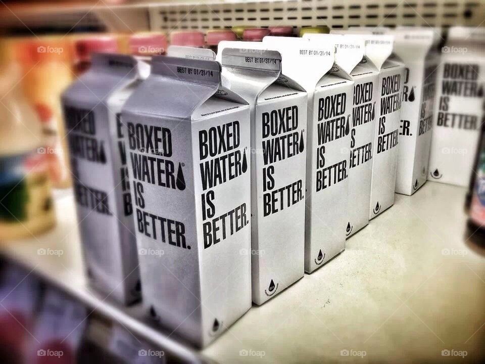 Boxed water