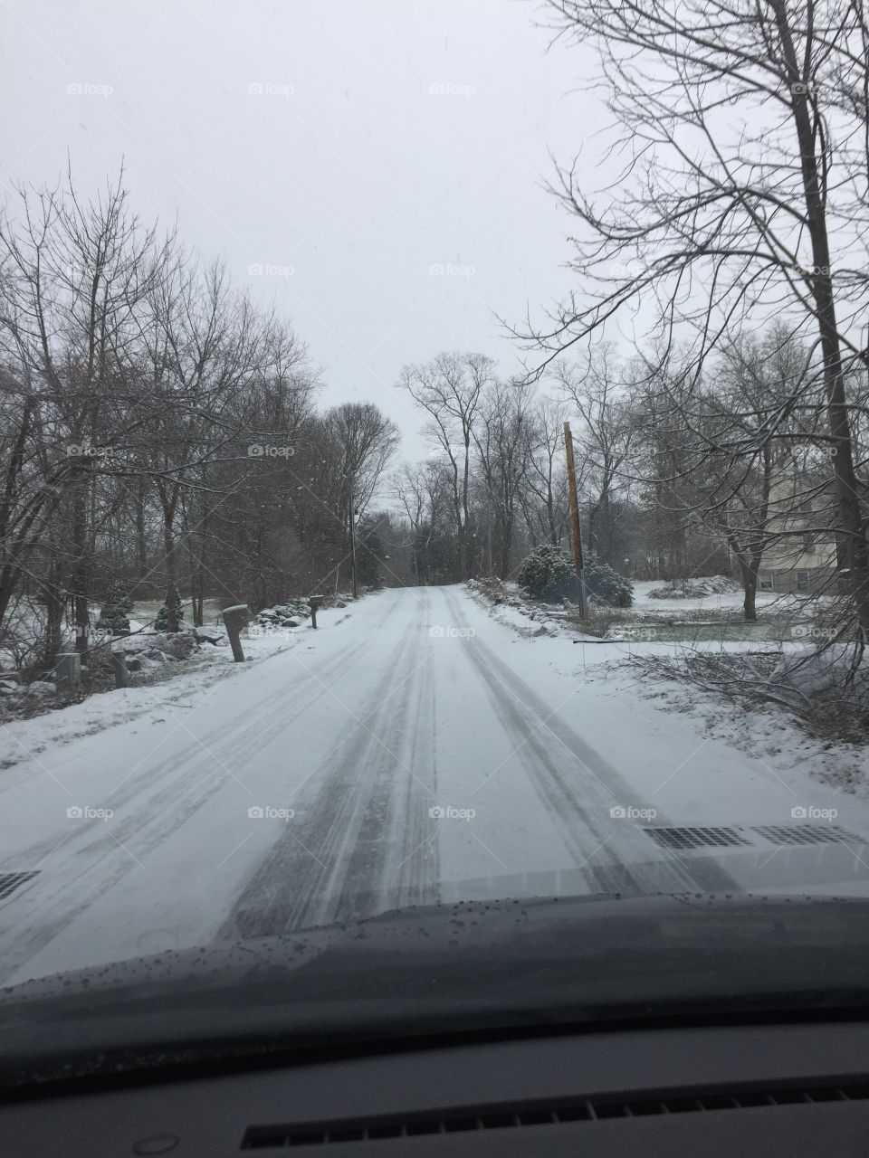 Snowy street