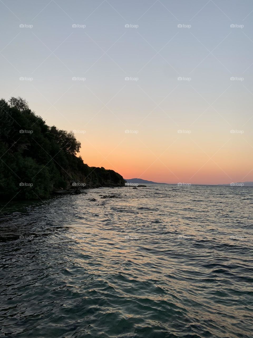 Sunset on Zakynthos Island