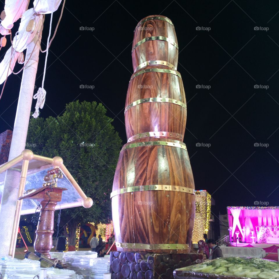 decoration at wedding venue