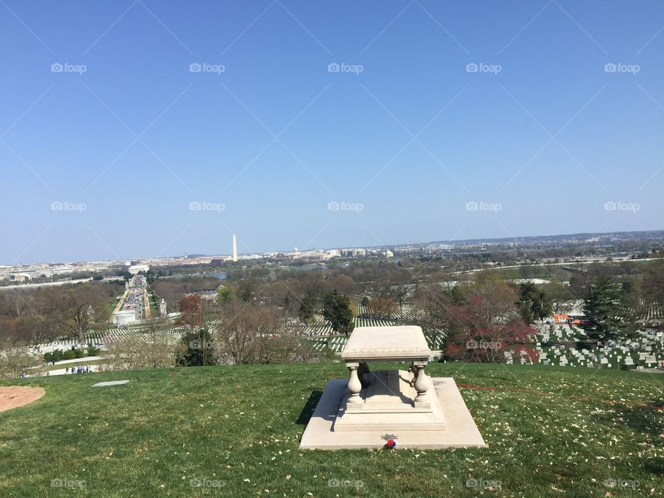 Washington DC from Arlington Cemetery 