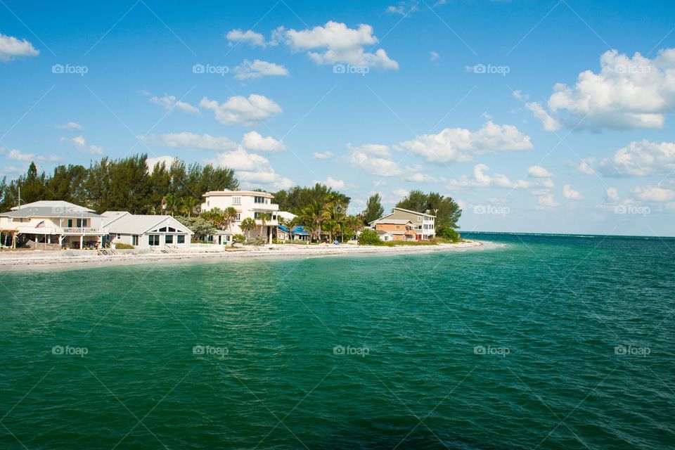 Houses on the beach