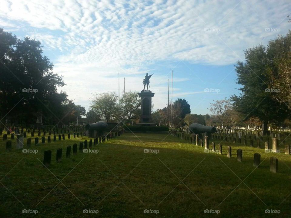 Military Graveyard Memorial