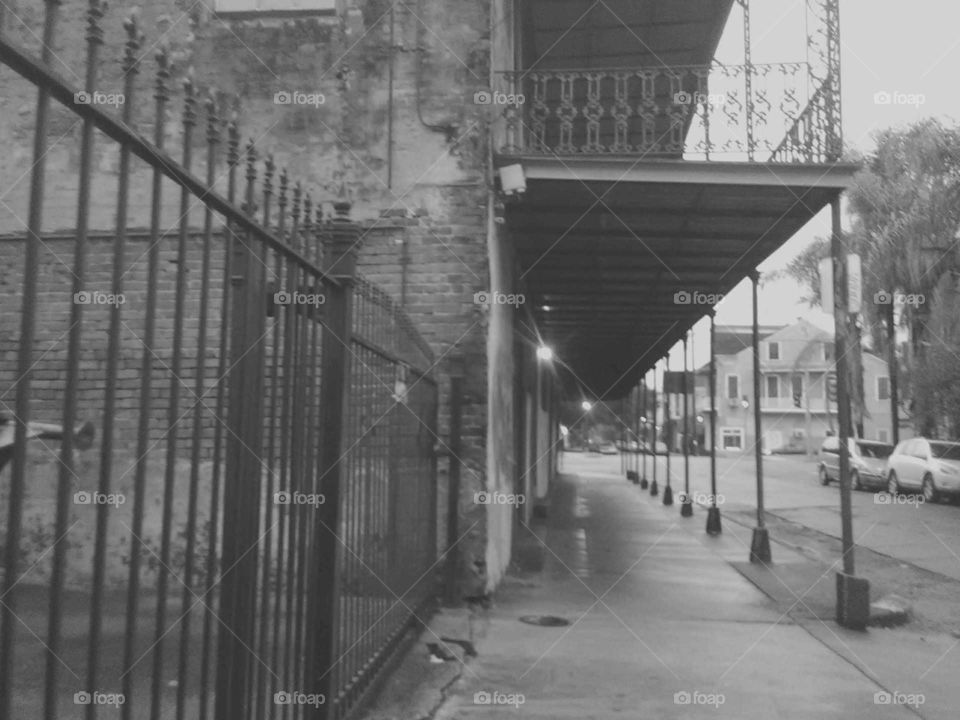 French Quarter new Orleans old buildings