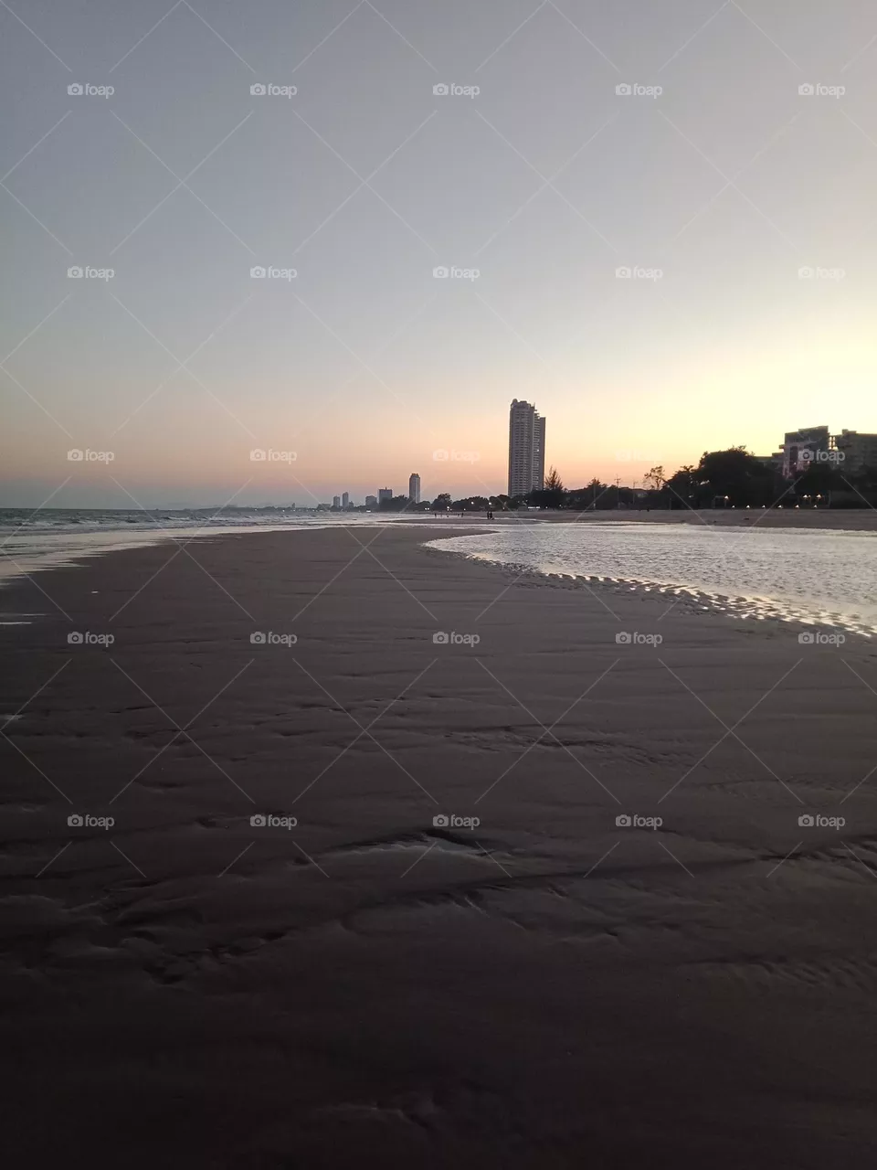 Evening beach