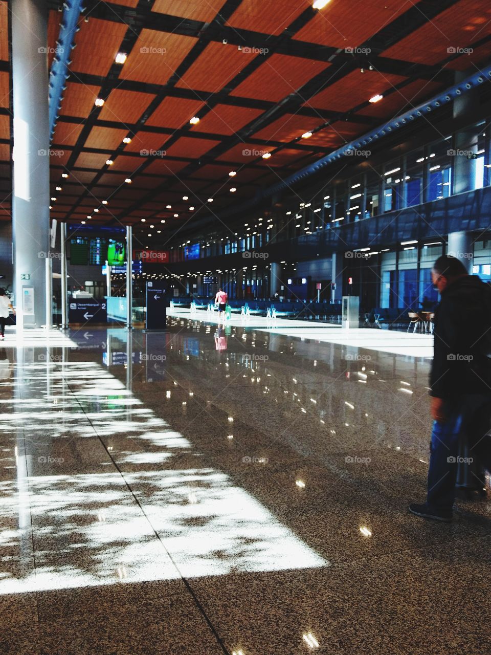Modern Airport Hall