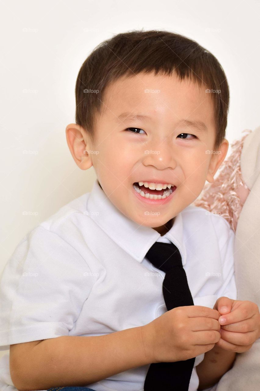 He just finished crying