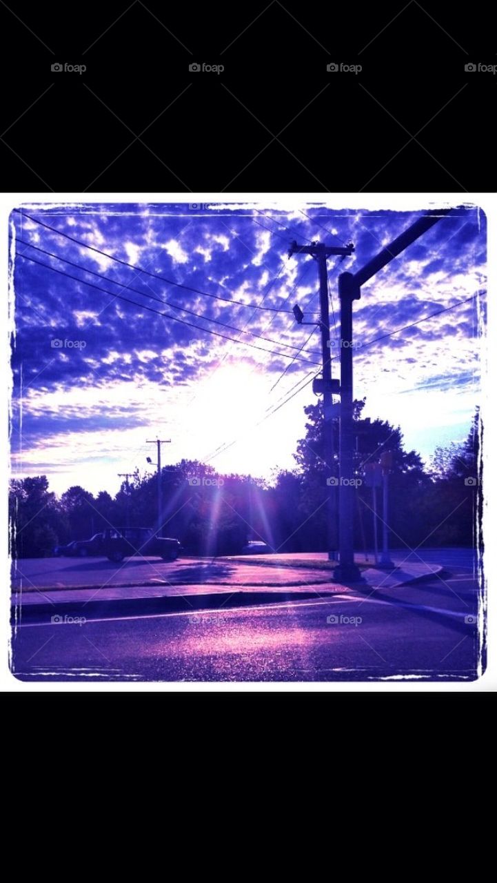 landscape sky street nature by scorpiol13