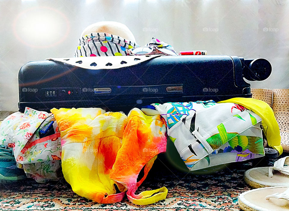 Suitcase for holiday