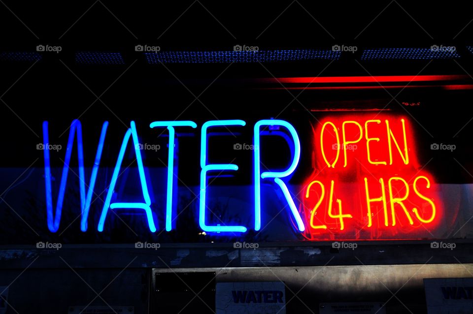 A water dispensing location in Las Vegas Nevada.