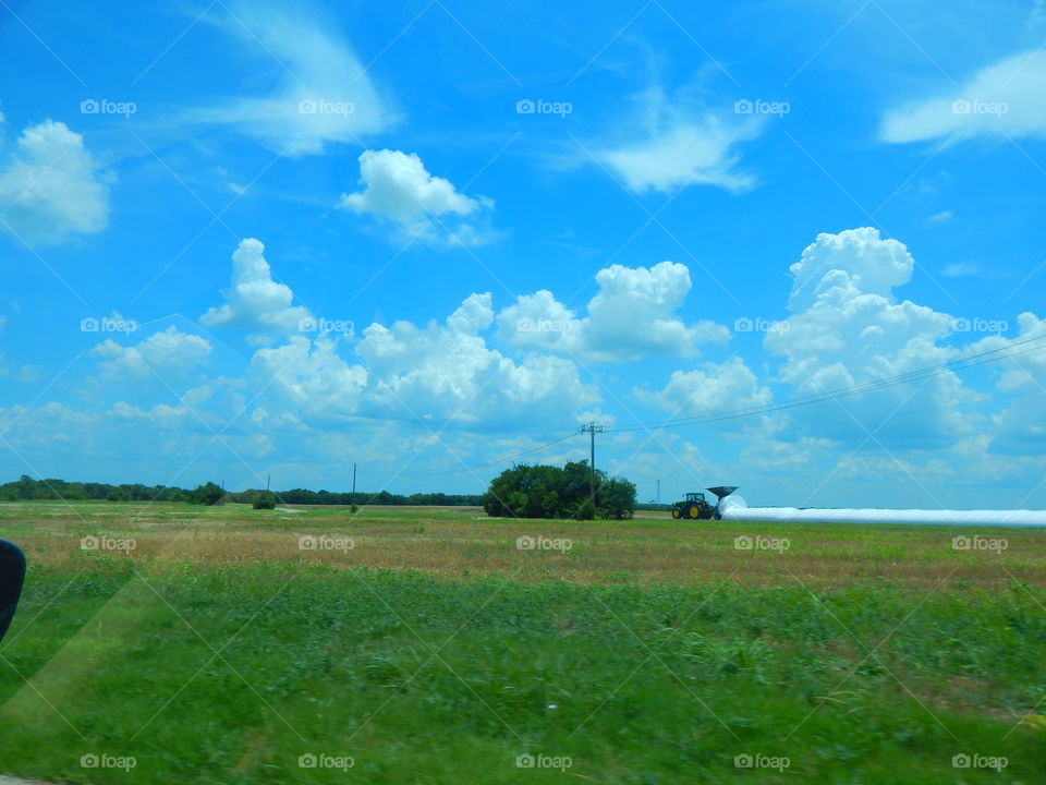 A day in the field. Texas
