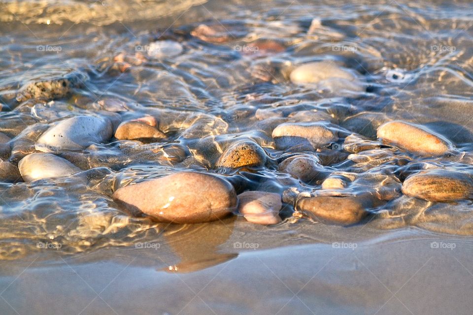 Stones in the water